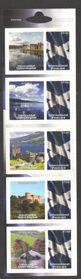 (image for) UK0062 Inverness Universal Mail Stamps Dated: 06/12